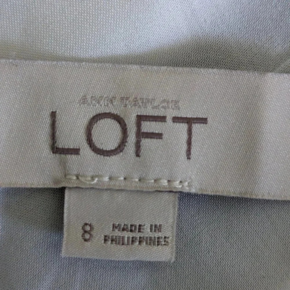 Anne Klein Loft Black and White Strip Dress Size 8 - Picture 8 of 8